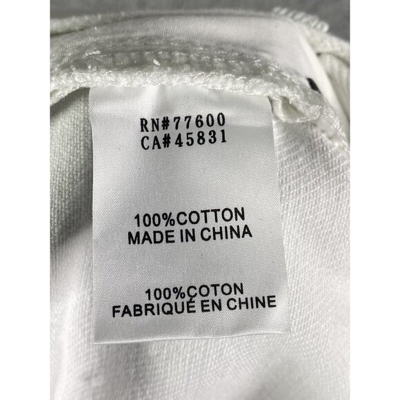 Sandrine Rose Womens Dust White Denim Jeans Wide Leg Size 24 NEW‎ - Picture 6 of 9